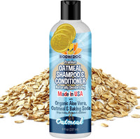 Bodhi Dog Skunk Shampoo | Skunk Smell Odor Remover Cleans & Deodorizes Using Essential Oils - Oatmeal Organic / 8 Fl Oz