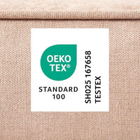 TOWN & COUNTRY EVERYDAY CuddleTown Comfy Solid Bolster Sofa Pet Bed, Supportive & Calming Egg Crate Foam, Non-Slip Bottom, Machine Washable Cover, Warm Taupe, Large 35"x25"x8"