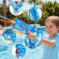BESIBY electric water gun with transforming body, flashing lights and 400ML tank - view 19
