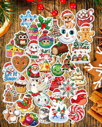 JCFIRE Halloween Stickers for Kids - Christmas 100 Pcs - image 4