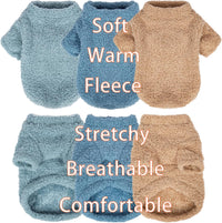 Dog Sweater, Dog Clothes for Medium Dogs Male or Boy - Light blue+Blue+Khaki / Large - image 3