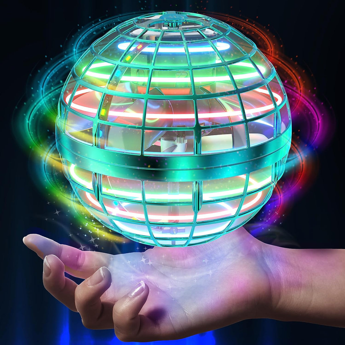 AMERFIST Flying Orb Ball Toy - Light Blue