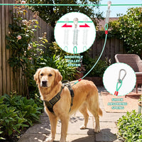 PAWNISAW Dog Runner Cable for Yard - Green / 100 FT - image 4