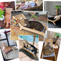 PETKARAY Beach Chair Cat Hammock - Blue / Beach Chair - image 4