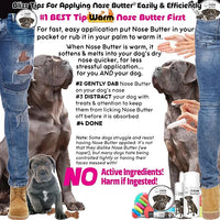 The Blissful Dog Cane Corso Nose Butter for Dry, Cracked Skin, Lick-Safe Dog Nose Balm with Moisturizing Shea Butter, Almond, Olive, and Essential Oils, Pet Supplies, Uncented, 4 oz.