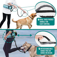 PetAmi Hands Free Dog Leash with Waist Running Belt Bag, Single – Essentials for Dogs - 1 Leash / Turquoise - image 3