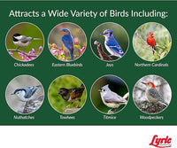 Lyric Peanut Pieces Wild Bird Seed - No Waste Bird Food - Attracts Titmice, Woodpeckers, Chickadees & More - 15 lb bag