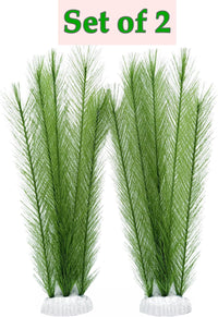 M2cbridge Plastic Fish Tank Plants Soft Silk Water Grass Reptile - 2pcs,12" - image 2
