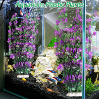 Aquarium Plastic Plants Extra Large Aquarium Plant 20.4-inch Tall - B*2 Pcs / 27.5 in - image 4