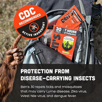 Ben's Tick & Insect Repellent Wipes - 30% DEET for Mosquitoes, Ticks & More - Up to 7 Hours of Protection - Alcohol- & Fragrance-Free - 12 Wipes (4 Pack)