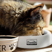 Franklin Pet Supply Co. Co. Spill Proof Pet Bowl - No Splash Travel Water + Food Dish for Dogs + Cats - Portable - 16 oz. - BPA Free