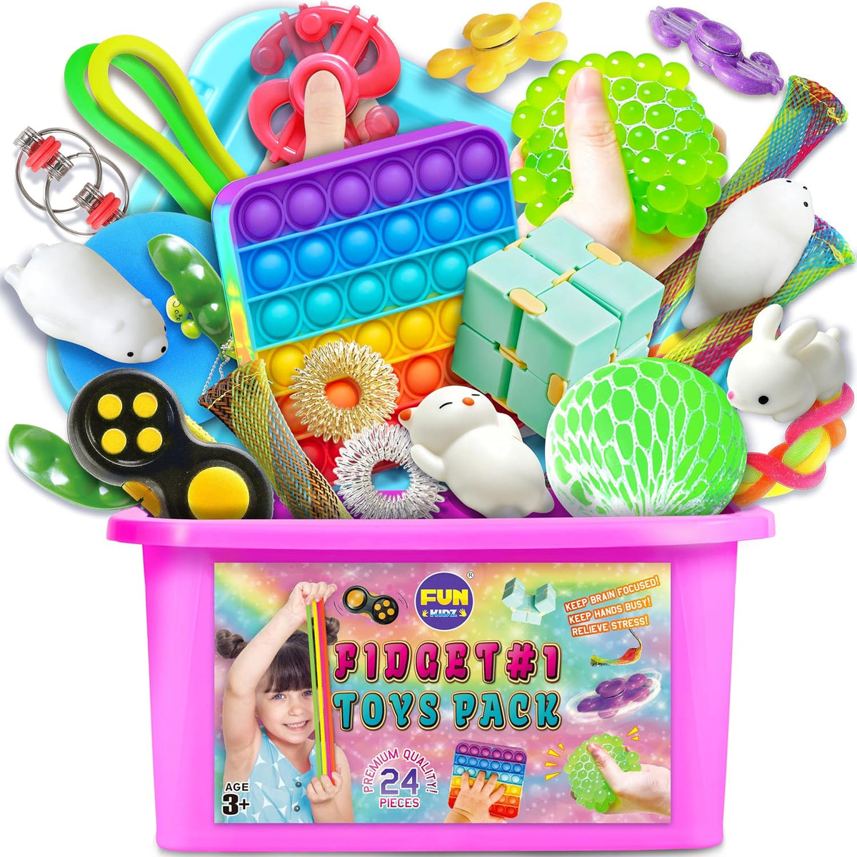 Fidget Box for Girls Boys