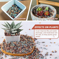 7lb Mix Horticultural Lava Rock Pebbles Pumice Potting Soil Amendment Succulent Cactus Bonsai Gritty Rock Decorative Gravel Plant Drainage Volcanic Rock for Aquarium Fairy Gardening Top Dressing