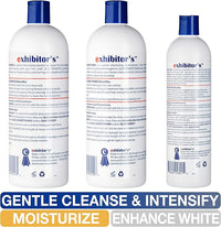 exhibitor's Quic Silver System Includes Quic Shampoo Quic Conditioner 32 Ounce Each Plus Quic Silver 16 Ounce for Dogs, Horses, Greys, Palominos, Cream Color Coats Silver Ash Highlights