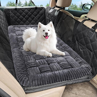 Dog Car Bed Mat Non-Slip Backseat Extender Dog Bed 50" x24.6" – Essentials for Dogs - Gray / For Cars/ SUV/ Small Truck (50"×24.6")
