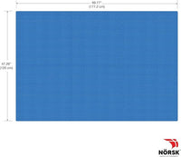 Norsk Dual-Sided Reversible 1/2" Foam Exercise Mats for Home Gym - Interlocking EVA Foam Tiles