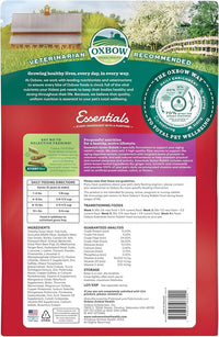 Oxbow Essentials Rabbit Food, Senior, Made Alfalfa for Rabbit, Vitamin & Mineral Rich Pet Pellets, Small Animal Pet Products, Bunny Food, Made in USA, High Fiber, 8 lb. Bag