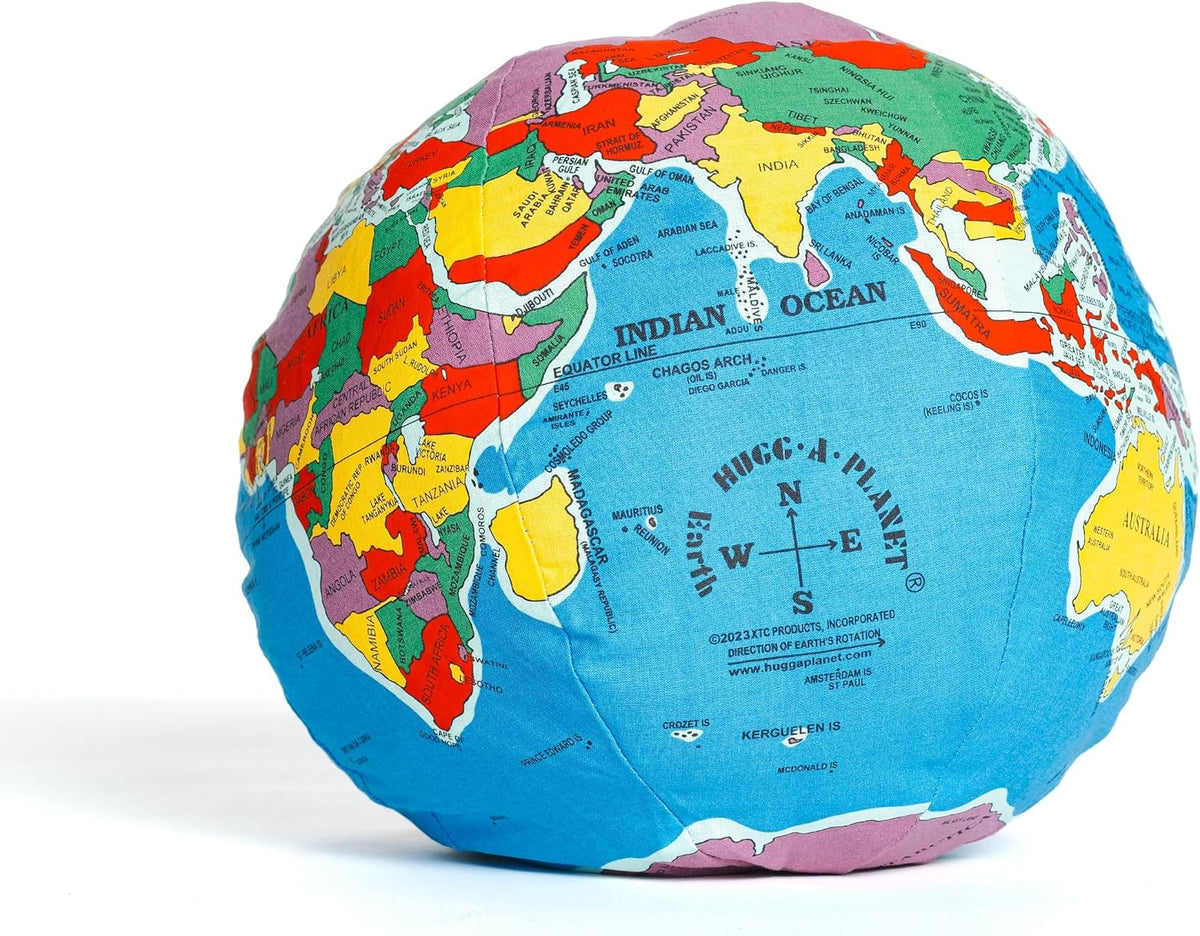 Hugg-A-Planet Classic Political Earth – Fun for Kids & Family
