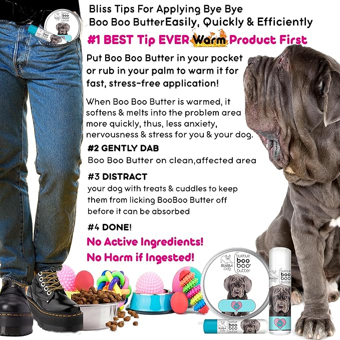 The Blissful Dog Neapolitan Mastiff Boo Boo Butter, 16 oz.
