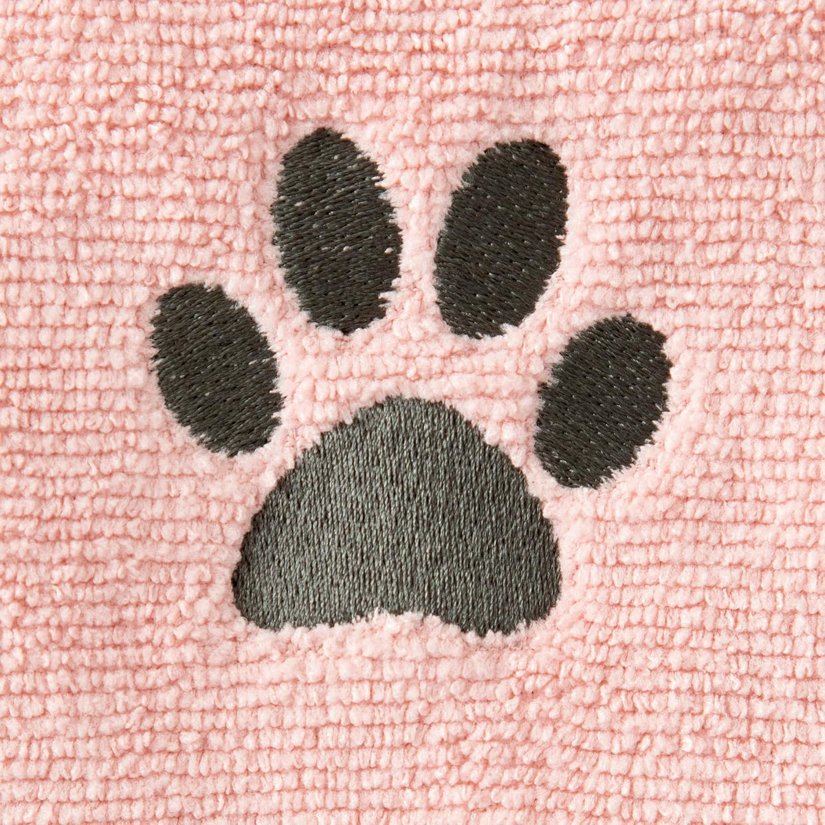 Ritz Premium Embroidered Microfiber Pet Towel, 18" x 28" - Paw Blush / Small (Pack of 3) - image 3