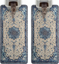 Hompet Cat Litter Mat 2 Pack - 24x60 Inch (Pack of 2) / Blue Mandala