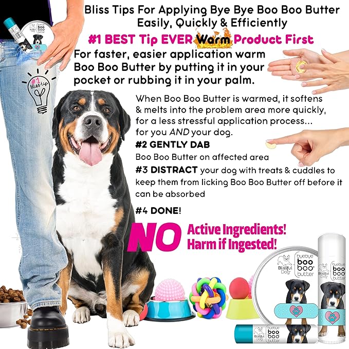 The Blissful Dog Greater Swiss Mountain Dog Boo Boo Butter, 0.15-Ounce