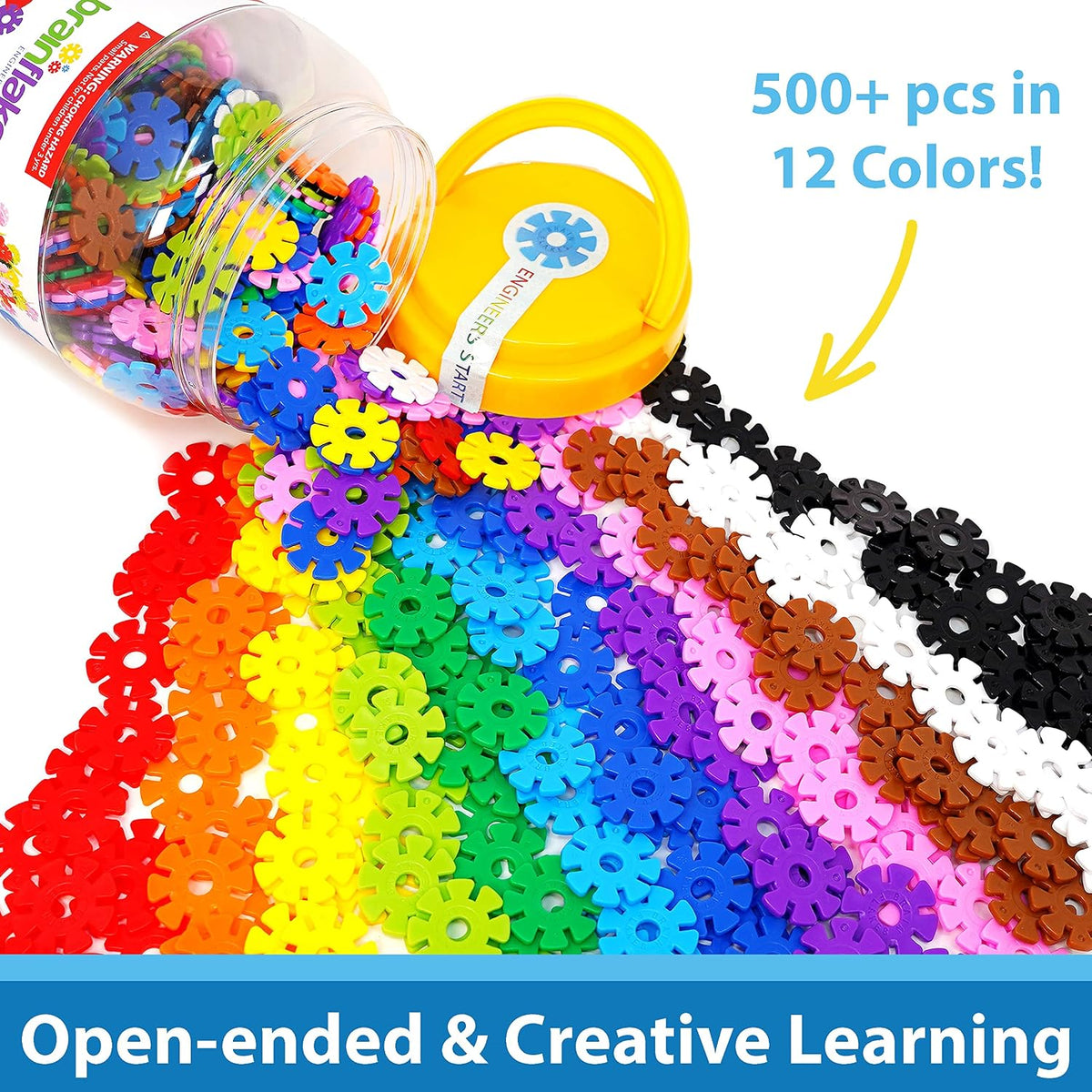 Brain Flakes 500 Piece Set, Ages 3+ - image 4