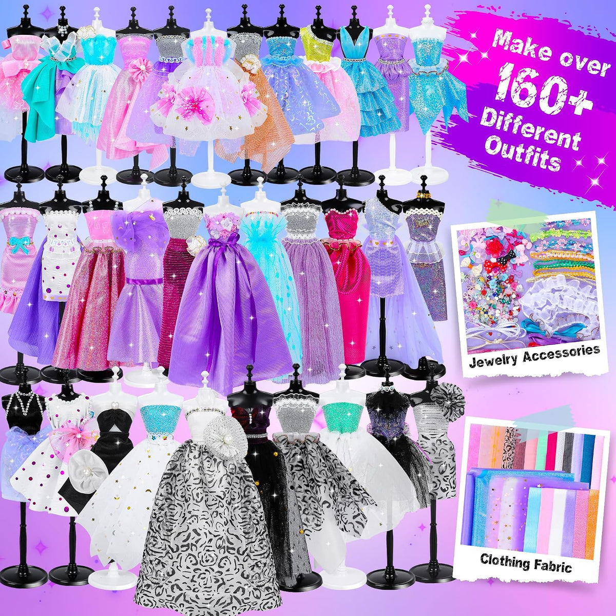 800+Pcs Fashion Designer Kit for Girls - D002 - image 2