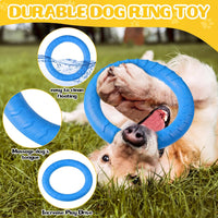 4 Pack 7.48 Inch Dog Ring Toy for Large Medium Dog Training - Assorted / 7.48 Inch - image 3