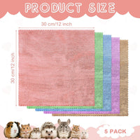 SmoothNovelty 5 Pcs Waterproof Guinea Pig Cage Liner - Colorful / 12" X 12" / Classic - image 2