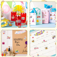 LINAYE 24 Sheets Happy Birthday Stickers, 730 Counts - Birthday 24 Sheets - image 3