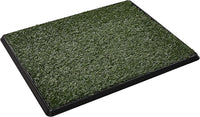 Artificial Grass Puppy Pee Pad for Dogs and Small Pets - 20x25 Reusable 3-Layer Potty Training Pad with Tray - Dog House and Pet Supplies by PETMAKER