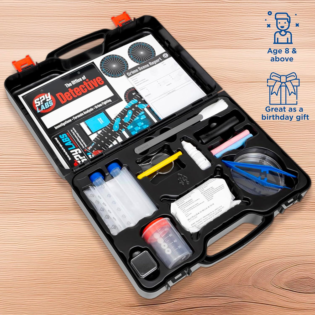 Spy Labs Master Detective Toolkit V2 forensic science kit with UV light and storybook - view 3