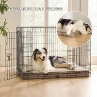 Bedsure Memory Foam Dog Beds Large Sized Dog - 41"L x 29"W x 3.5"Th / Khaki - image 4