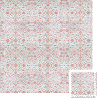 Play Platoon Kids Play Mat, 9 Tile 72x72 Inch - 96"L x 96"W x 0.6"Th / Petal