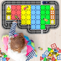 Magnetic Tiles, Road Set, Magnetic Building Blocks - 38 Pcs - image 3