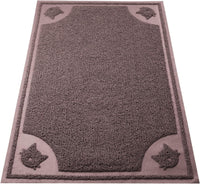 Mr. Pen, Large Cat Litter Mat, 23”x 35” - Brown