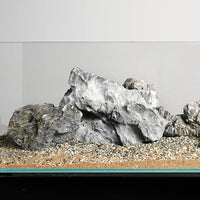 LANDEN Seiryu Stones Natural Rocks (17lbs, 3~11 inches,7-8pcs) for Aquarium, Paludarium, Terrariums, Landscaping Rocks, Aquascaping