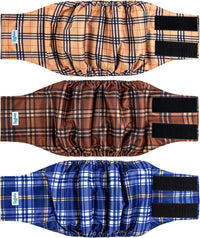 Leekalos Male Dog Diapers - XX-Large / Plaid