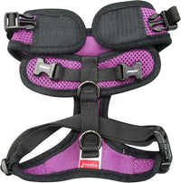 Authentic Puppia RiteFit Harness with Adjustable Neck - Purple / Medium - image 3