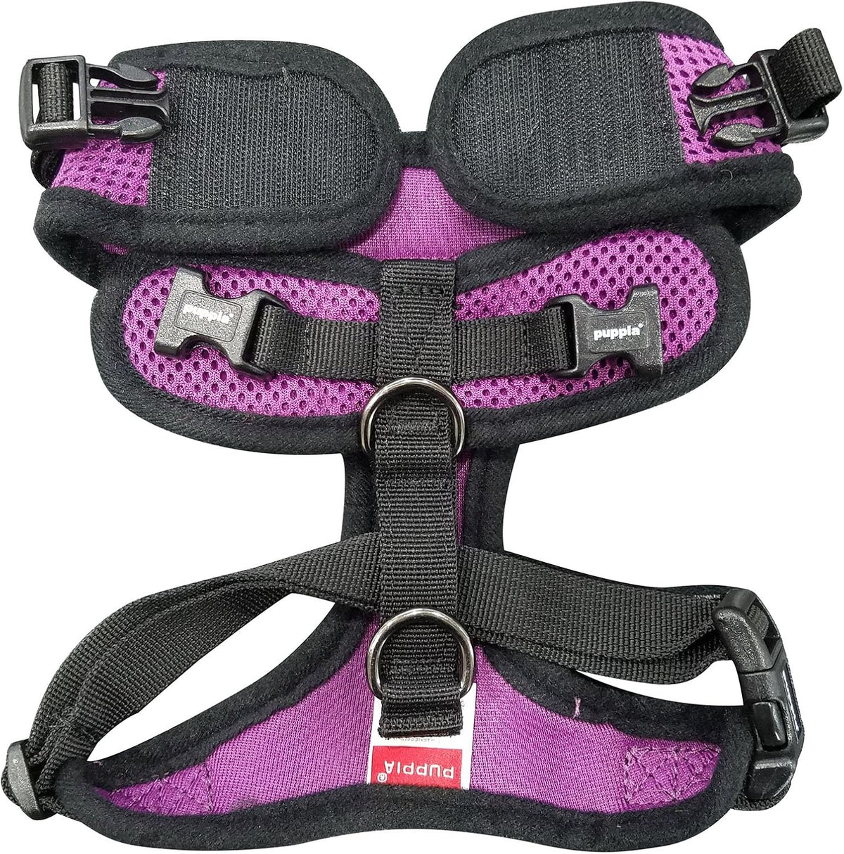 Authentic Puppia RiteFit Harness with Adjustable Neck - Purple / Medium - image 3