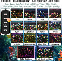 24/7 LED Aquarium Light for 12-18 Inch Plant & Fish Tank - For 46-56 Inch Tank - image 4