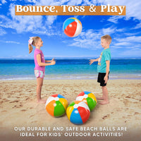 JOYIN 4-Pack 20" Beach Balls - Large (Pack of 2) - image 3