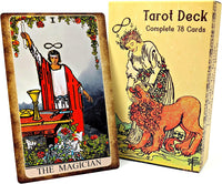 Witchy Cauldron large Rider Waite tarot cards deck with guidebook