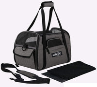 EliteField Soft-Sided Pet Carrier for Cats & Small Dogs – Essentials for Dogs - 17.0"L x 9.0"W x 12.0"H / Charcoal Gray - image 4