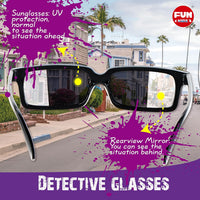 FunKidz detective fingerprint kit for kids with dusting powder, bellows, magnifier and spy glasses - view 3