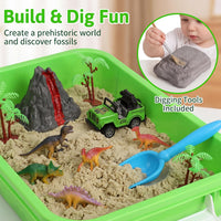 AGENTLAN Ocean Sensory Bin with Sensory Sand - DINOSAUR - image 3