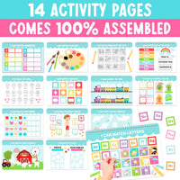 My First Busy Book Screen Free Activities for Toddlers 3-5 Activity - Colorful Abc Busy Book - image 3