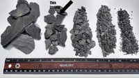 Natural Slate Stone 1/2 to 1 inch. Perfect Size for Miniature - 2lbs grey - image 2
