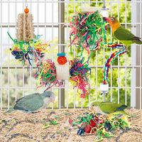 Bird Shredding Foraging Toys Parakeet Toy Chewing Hanging Toy - Without Rope Perch - image 3